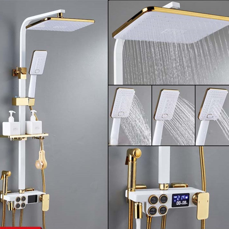 TEEK - Digital Boss Bathroom Shower System HOME DECOR theteekdotcom A1-hot and cold  