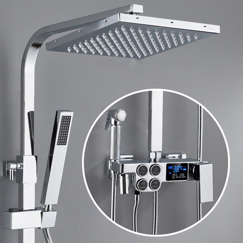 TEEK - Digital Boss Bathroom Shower System HOME DECOR theteekdotcom D3-hot and cold  