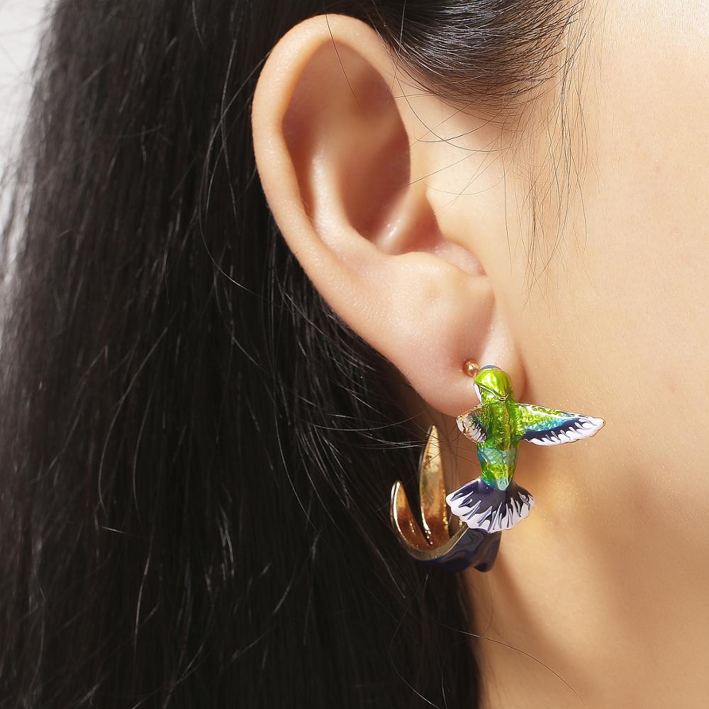 TEEK - Flying Bird Earrings JEWELRY theteekdotcom   