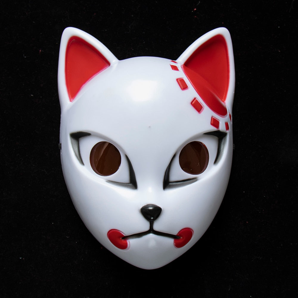 TEEK - LED Demon Slayer Tanjirou Cat Mask MASK theteekdotcom   