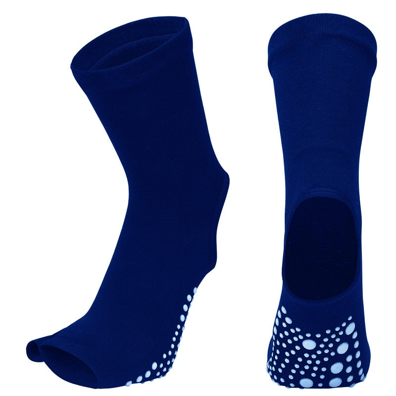TEEK - Two Toe Yoga Socks SOCKS theteekdotcom Navy blue EU35-43 US 4.5-8.5 