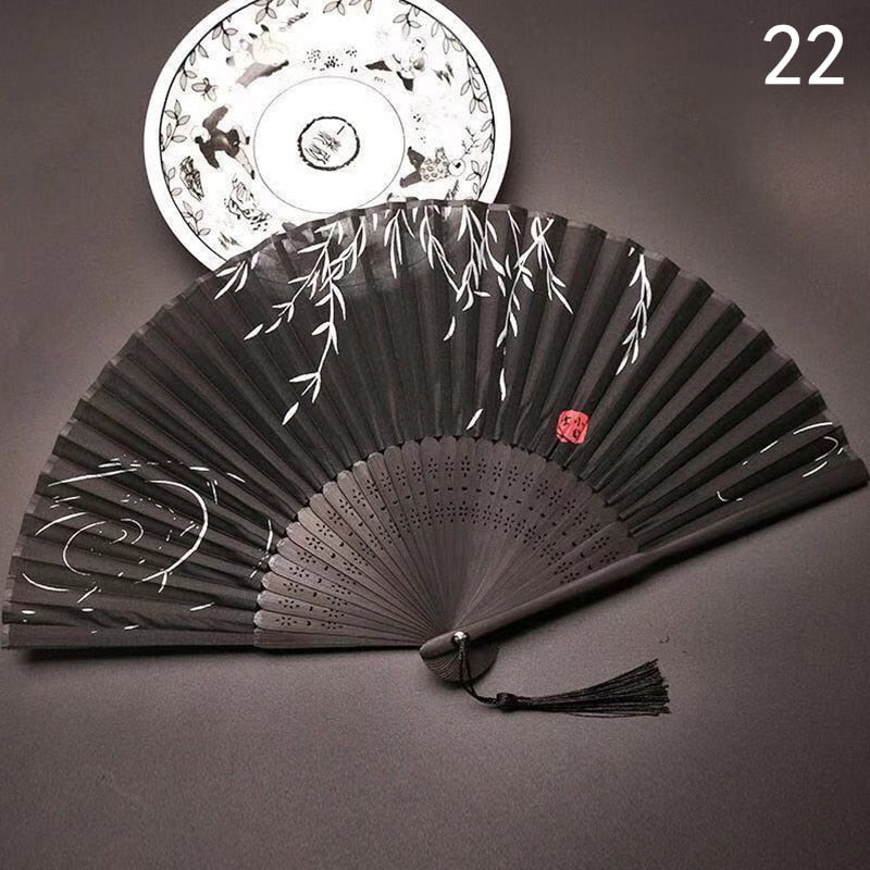 TEEK - Flower Patterned Folding Hand Fan FAN theteekdotcom 22  