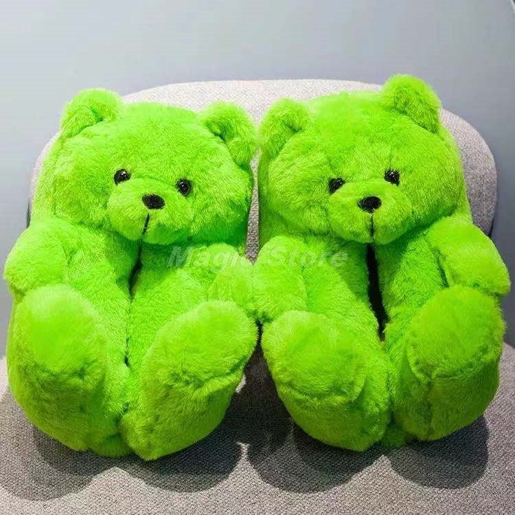 TEEK - Teddy Bear Naturals Solid Colors Footwear SHOES theteekdotcom green 8 