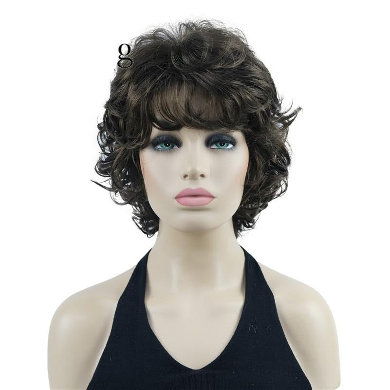 TEEK - The Strong Short Tousled Wigs | Various Colors HAIR theteekdotcom 8 Medium Brown short as the picture 