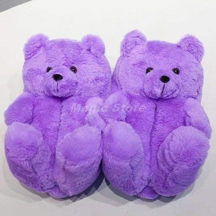 TEEK - Teddy Bear Naturals Solid Colors Footwear SHOES theteekdotcom purple 8 