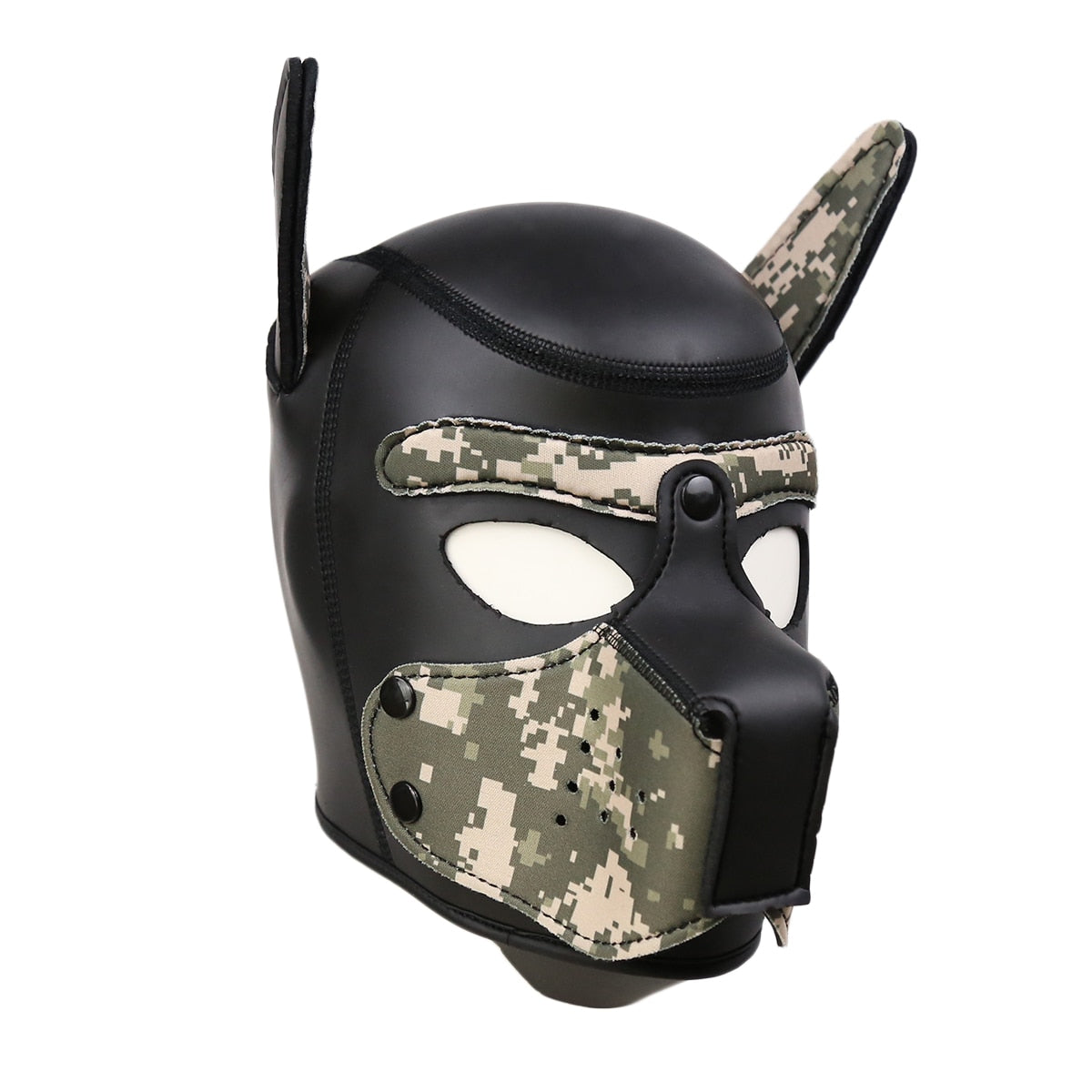 TEEK - Dog Full Head Soft Padded Latex Rubber Mask MASK theteekdotcom I  