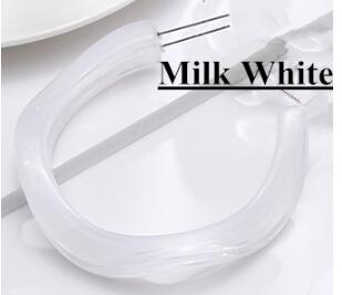 TEEK - C My Hoop Earrings JEWELRY theteekdotcom Milk White  