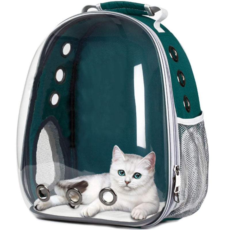 TEEK - Astro Bubble Cat Dog Carrier | Various Colors PET SUPPLIES theteekdotcom Green (No Bubble) M 