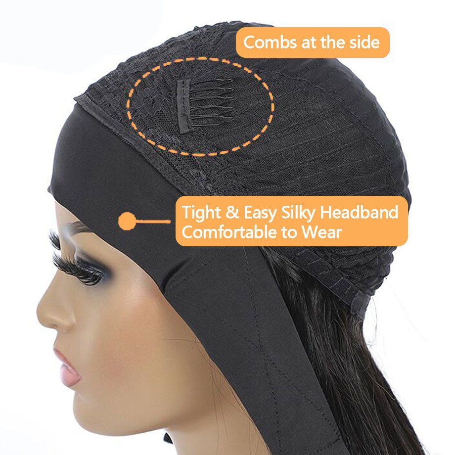 TEEK - Brazilian Kinky Curly Glue-less Headband Wig hair theteekdotcom   