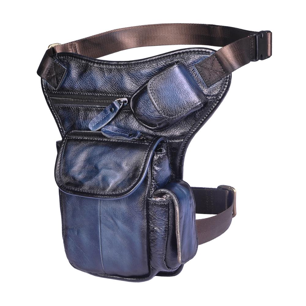 TEEK - Real Leather Multifunction Drop Leg Bag | Various BAG theteekdotcom deep blue  
