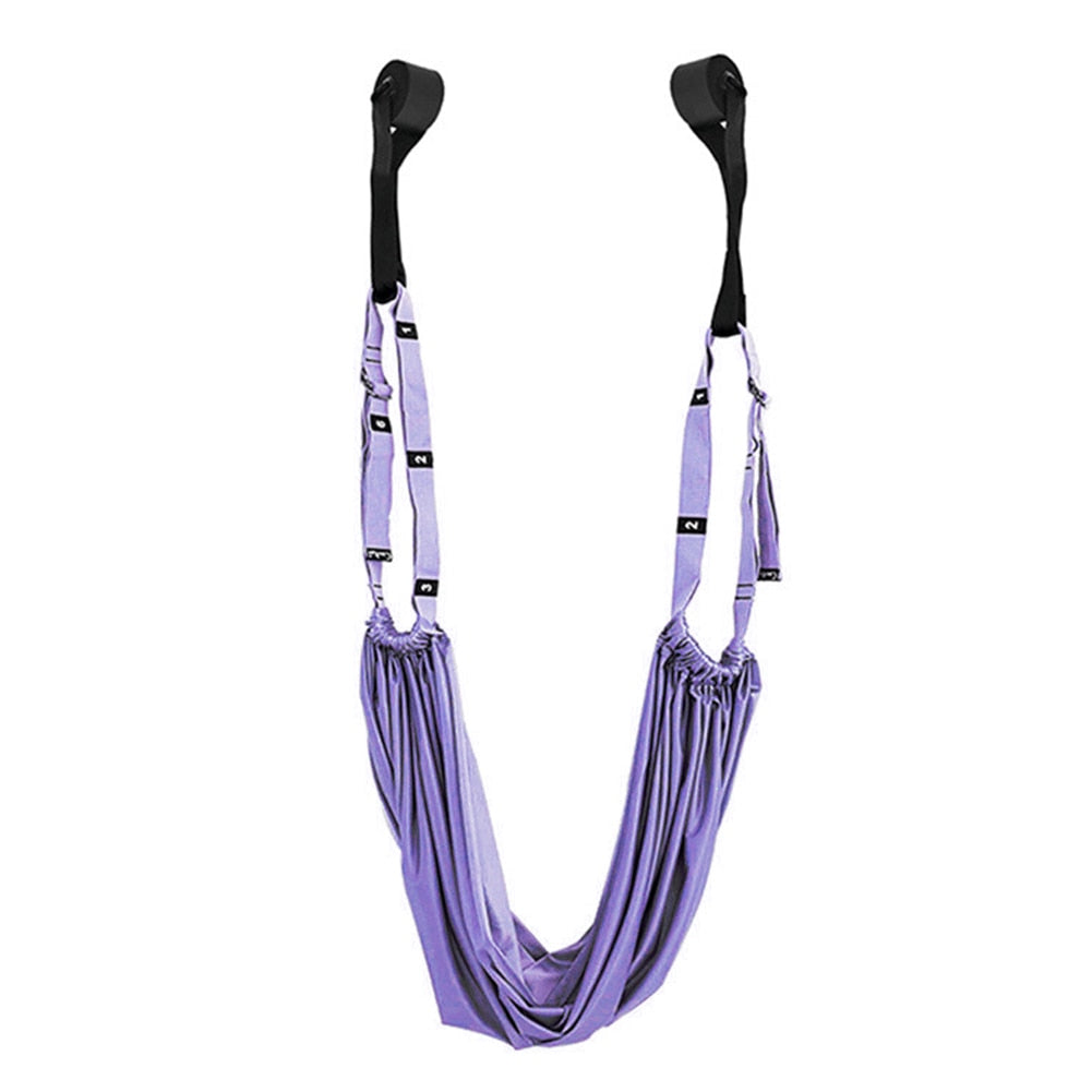 TEEK - Stretch Adjustable Yoga Strap EXERCISE EQUIPMENT theteekdotcom Purple  