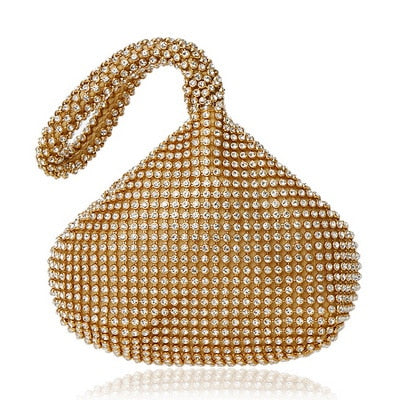 TEEK - Beaded Shine Handbag BAG theteekdotcom Gold 26x15x5cm/10.25x5.91x1.97in 