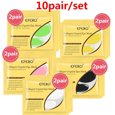 TEEK - Crystal Collagen Eye Patches FACIAL SUPPLIES theteekdotcom 10pair style 18  