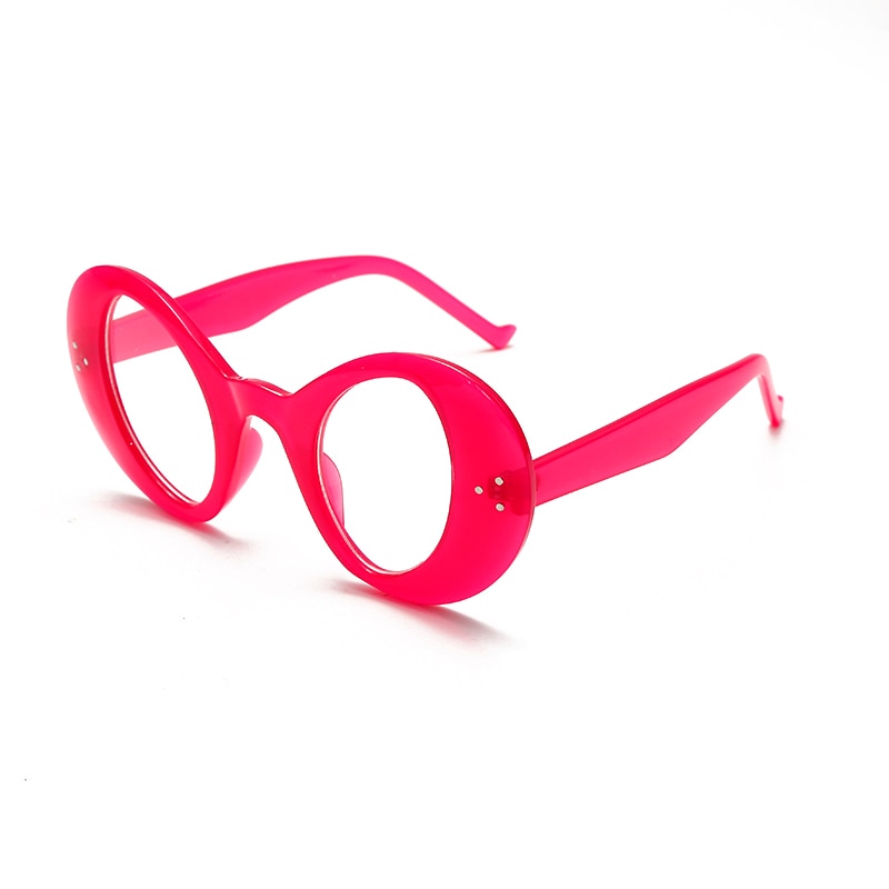 TEEK - Punk Thick Oval Glasses EYEGLASSES theteekdotcom 4 10-15 days 