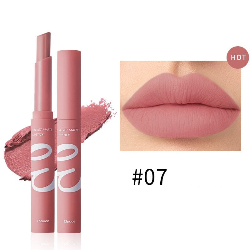 TEEK - 12 Colors Matte Velvet Lipstick Waterproof Lipstick MAKEUP theteekdotcom 07  