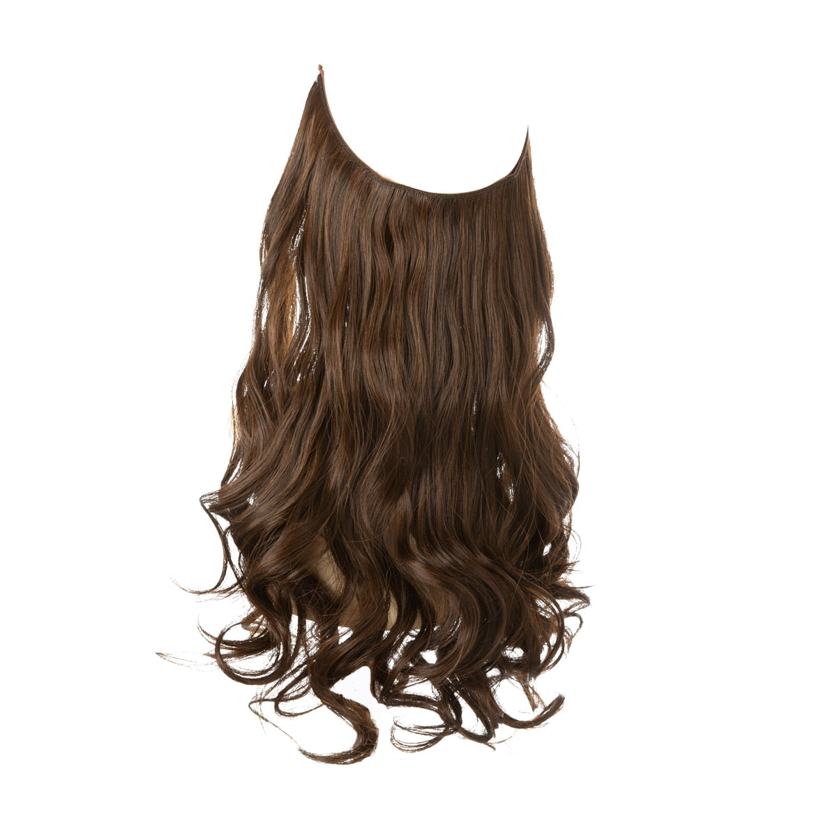TEEK - Invisible Synth No Clip No Comb Wave Hair Extensions | Dark Varieties HAIR theteekdotcom Ginger Brown 14inches 