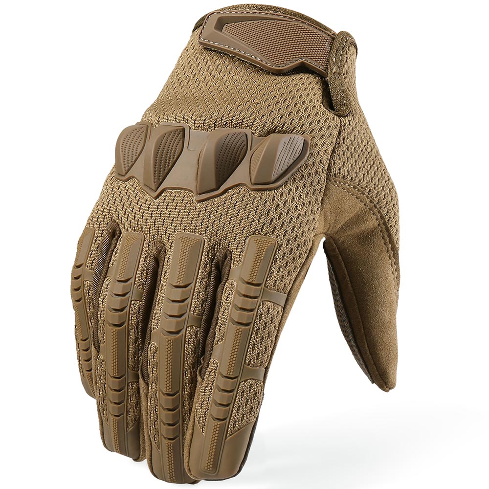 TEEK - Tactical Tactile One Full & Fingerless Gloves | Various Styles GLOVES theteekdotcom Full Finger Brown S (16cm-18cm) 