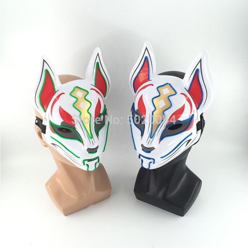 TEEK -  Glowing Anime LED Fox Mask MASK theteekdotcom   