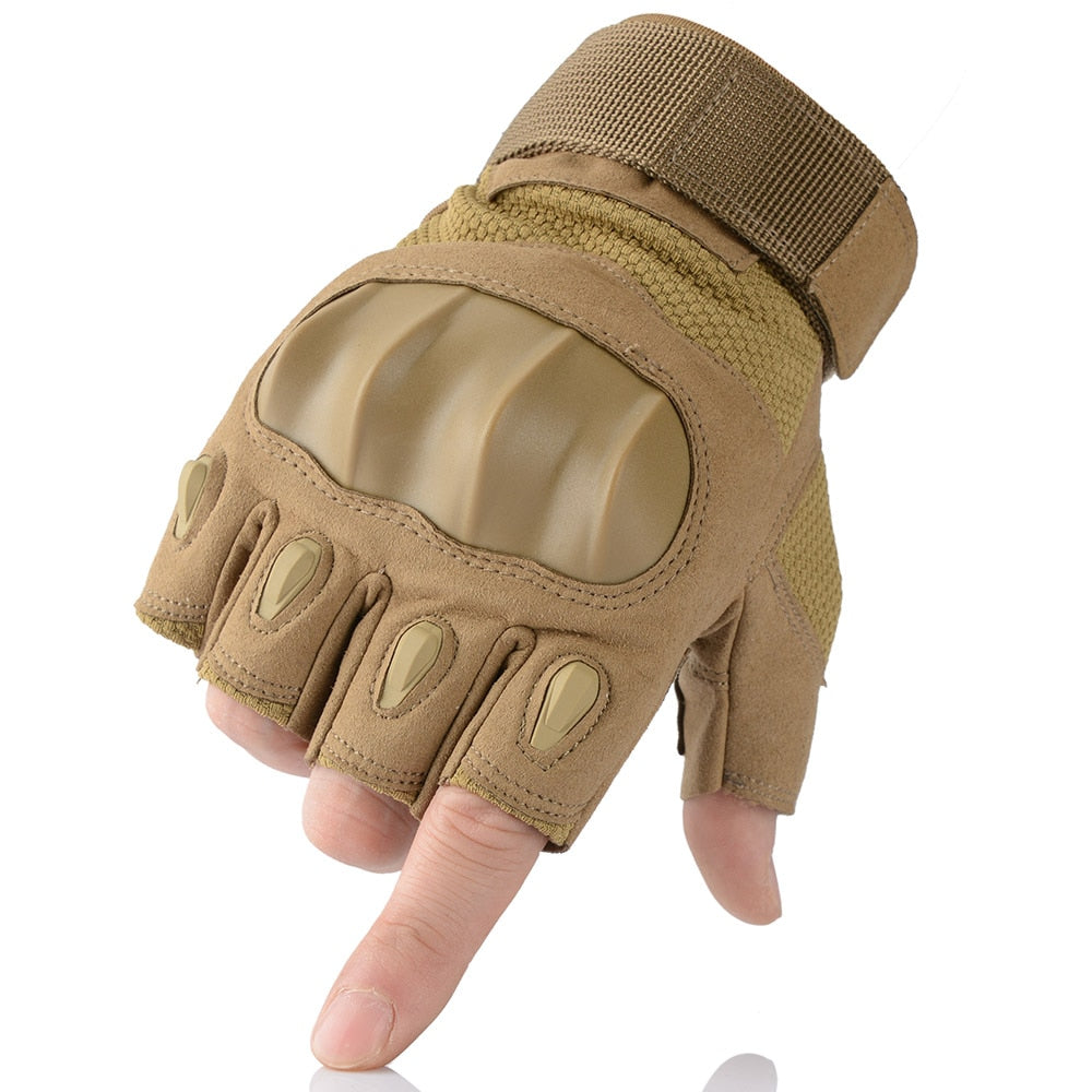TEEK - Tactical Tactile One Full & Fingerless Gloves | Various Styles GLOVES theteekdotcom Fingerless Brown S (16cm-18cm) 
