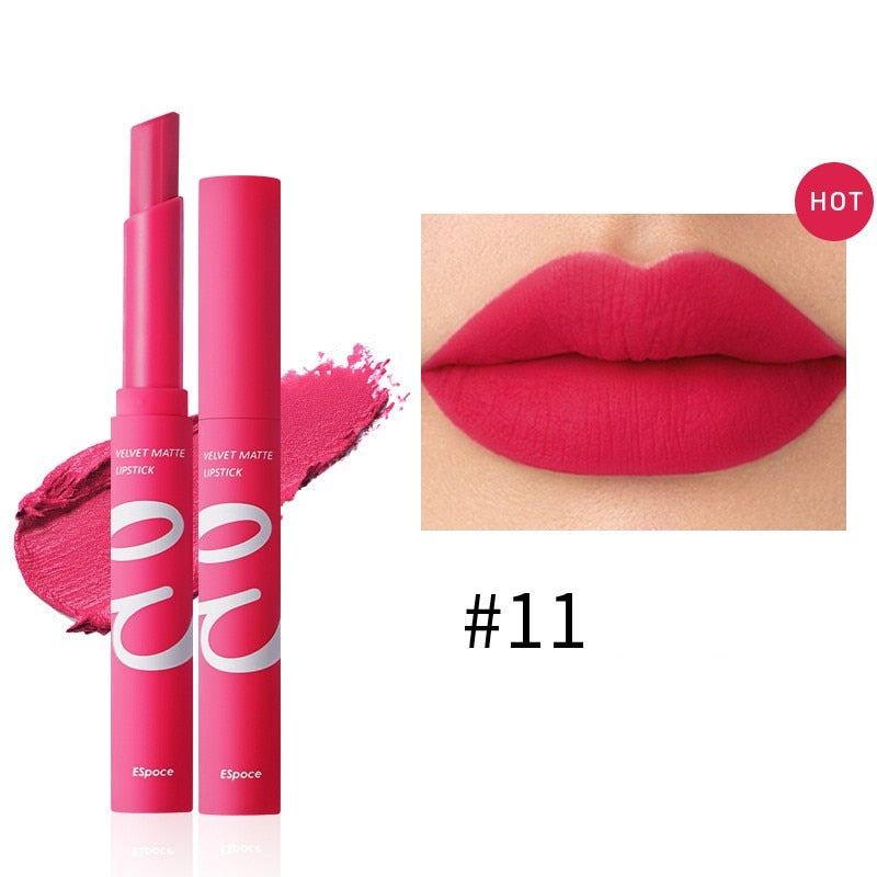 TEEK - 12 Colors Matte Velvet Lipstick Waterproof Lipstick MAKEUP theteekdotcom 11  