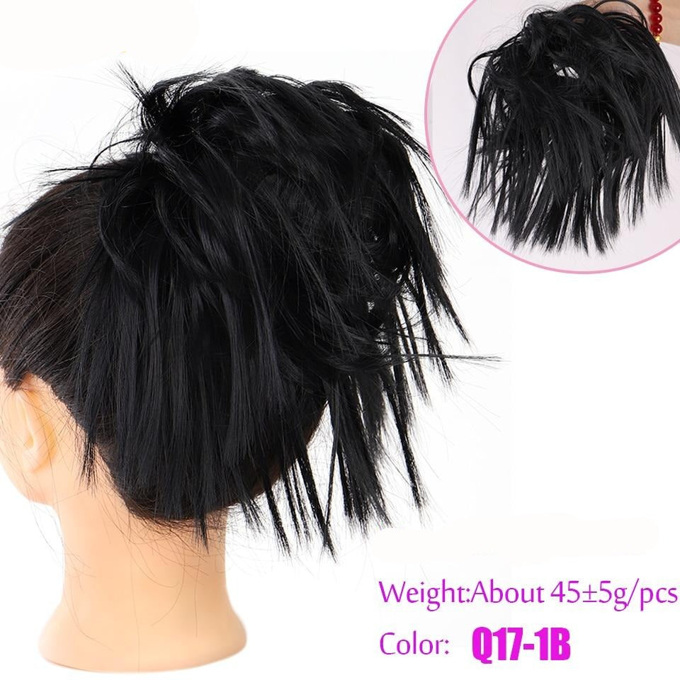 TEEK - Messy Straight Donut Hair Bow HAIR theteekdotcom 1b 1  