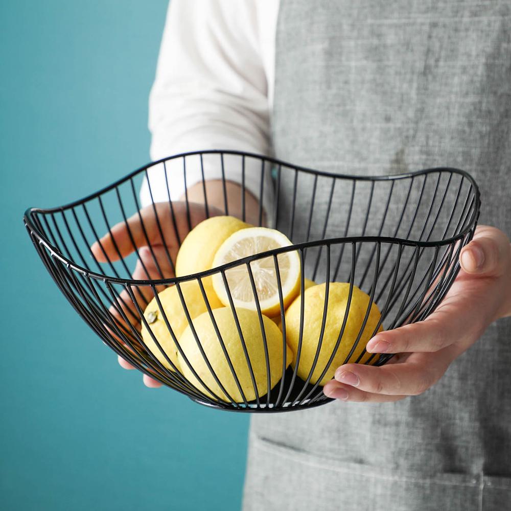 TEEK - Irregular Iron Fruit Baskets HOME DECOR theteekdotcom   