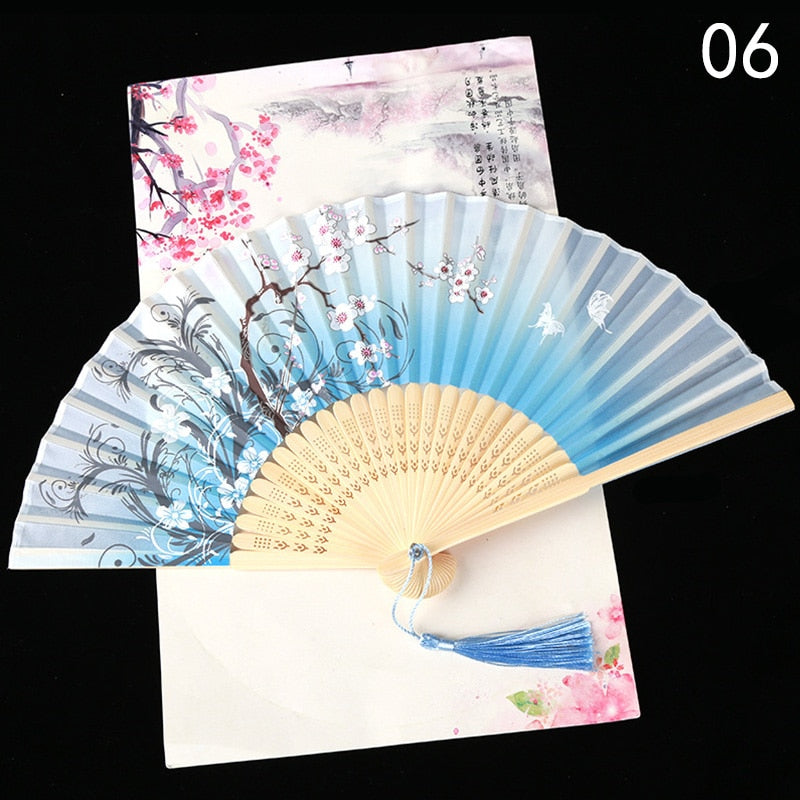 TEEK - Flower Patterned Folding Hand Fan FAN theteekdotcom 06  