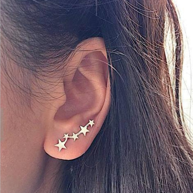 TEEK - Crystal Stud Variety Earrings JEWELRY theteekdotcom ez59gold  