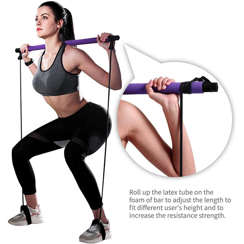 TEEK - Fitness Pilates CrossFit Resistance Portable Gym EXERCISE EQUIPMENT theteekdotcom   