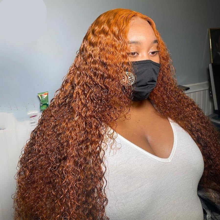 TEEK - Orange Spice Lace Closure Wig HAIR theteekdotcom   