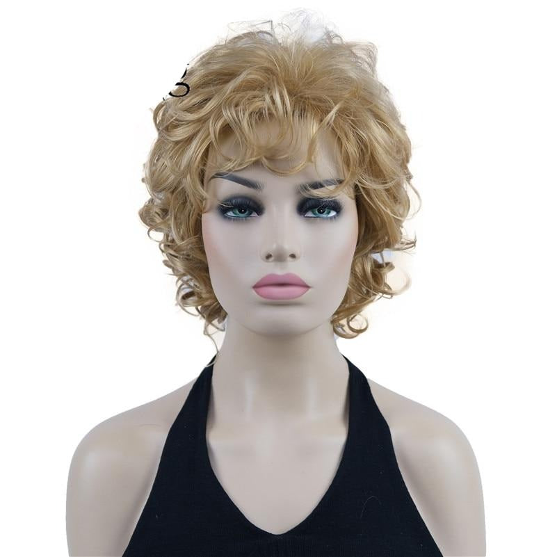 TEEK - The Strong Short Tousled Wigs | Various Colors HAIR theteekdotcom 24B Golden Blonde short as the picture 