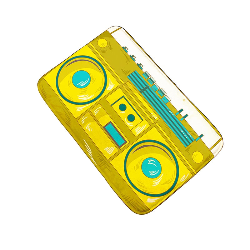 TEEK - Cassette Music Tape Floor Mats HOME DECOR theteekdotcom style5 15.75x23.62in 20-25 days