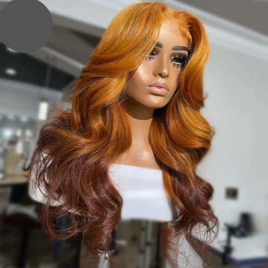 TEEK - Caramel Wave Orange Brown Ombre Wigs | Various Styles HAIR TEEK H   