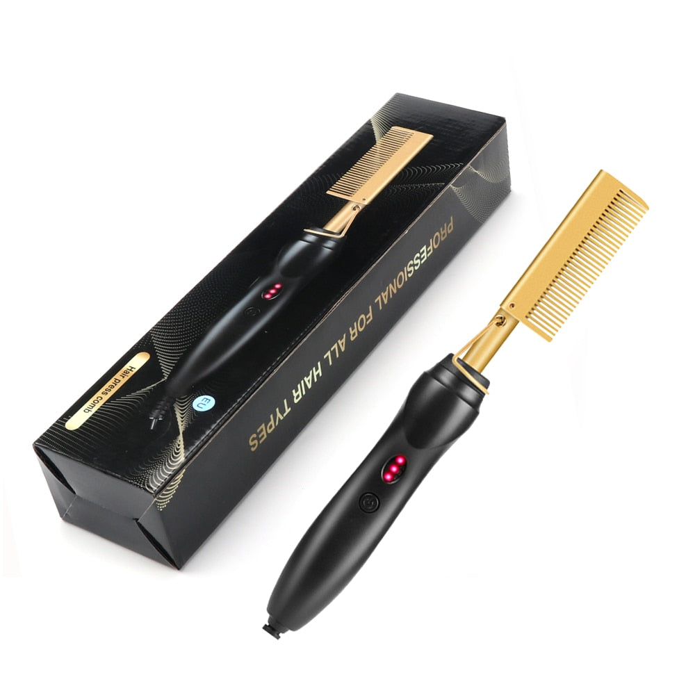 TEEK - Electric Hot Comb Straightener HAIR CARE theteekdotcom Gold US default (others available via email request) 