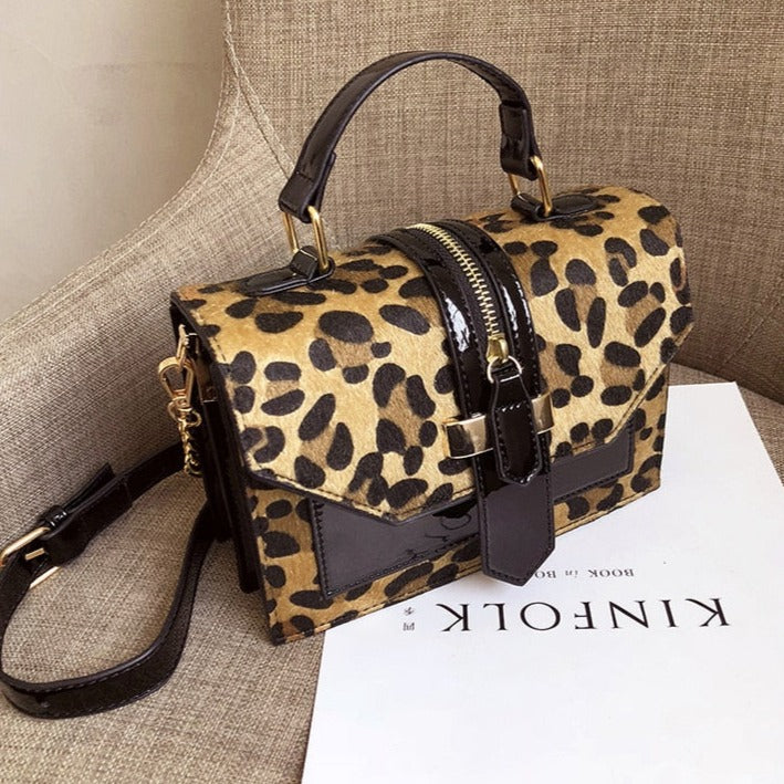 TEEK - Leoprint Flap Bags BAG theteekdotcom Leopard  