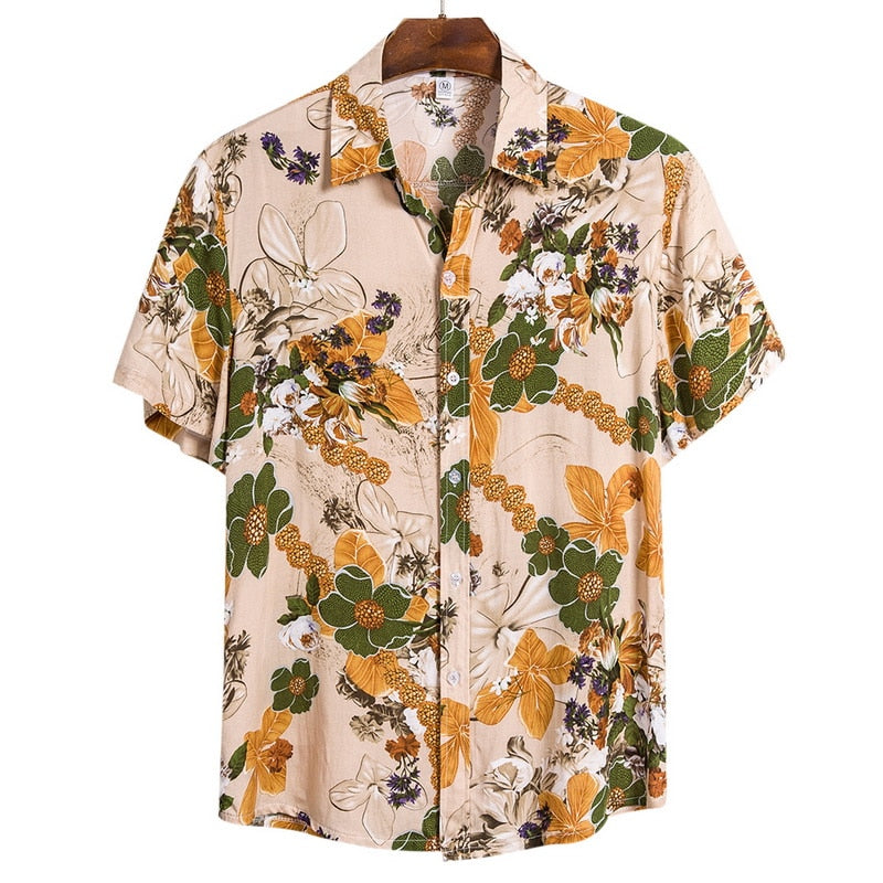 TEEK - Hawaiian Beach Short Sleeve Shirts TOPS theteekdotcom 2 US XS | Asian M 