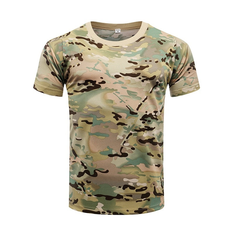 TEEK - Camouflage Tactical Tee Shirts TOPS theteekdotcom MC Asian M | US XXS 