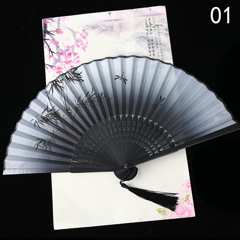 TEEK - Flower Patterned Folding Hand Fan FAN theteekdotcom 01  