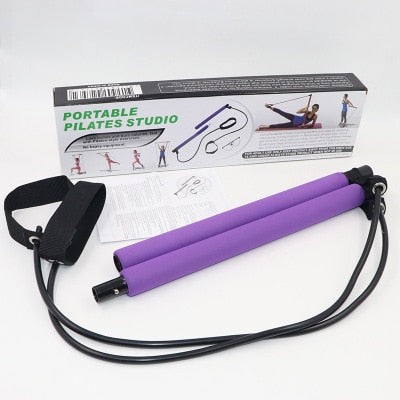 TEEK - Fitness Pilates CrossFit Resistance Portable Gym EXERCISE EQUIPMENT theteekdotcom Purple  