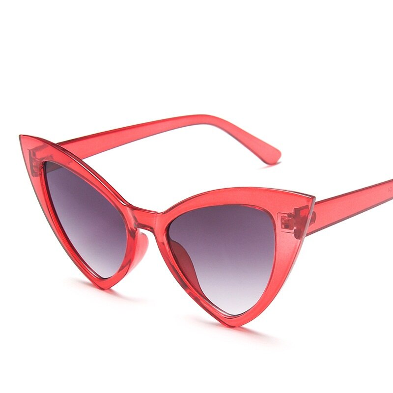TEEK - Tipper Cat Eye Sunglasses EYEGLASSES theteekdotcom Red As shown 