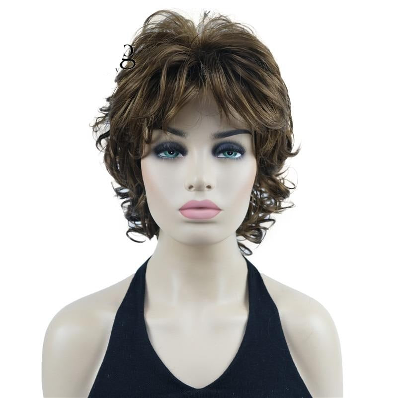 TEEK - The Strong Short Tousled Wigs | Various Colors HAIR theteekdotcom 10 Med. Golden Brown short as the picture 
