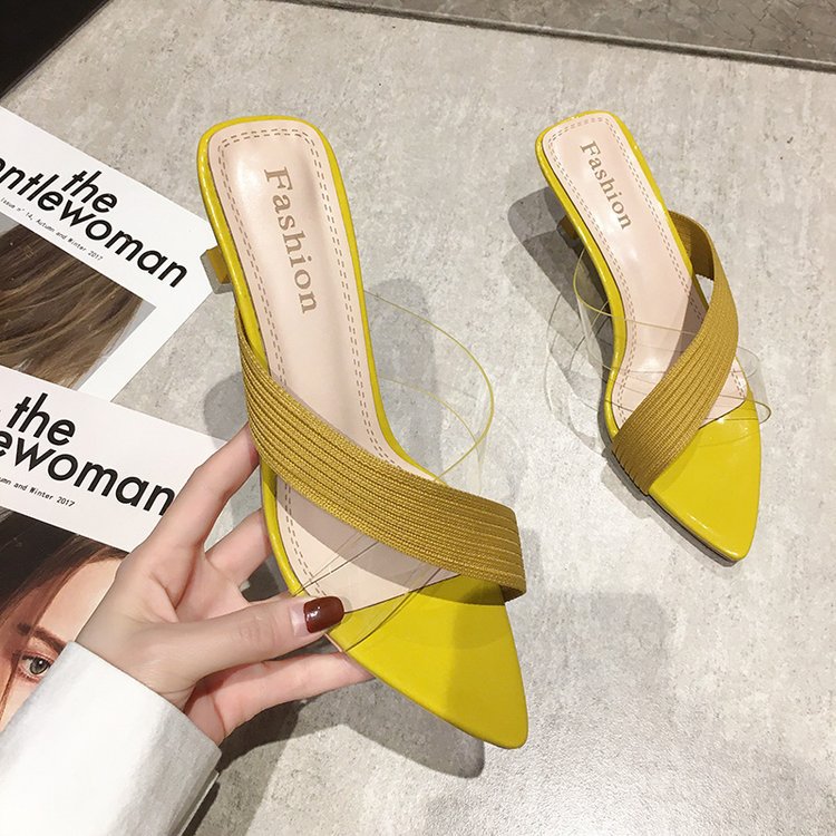 TEEK - Queen Curve Sandals SHOES theteekdotcom Yellow 5.5 