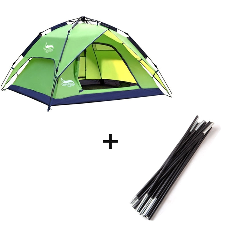 TEEK - Instant 3-4 Occupy Tent TENT theteekdotcom 3 way use Green  