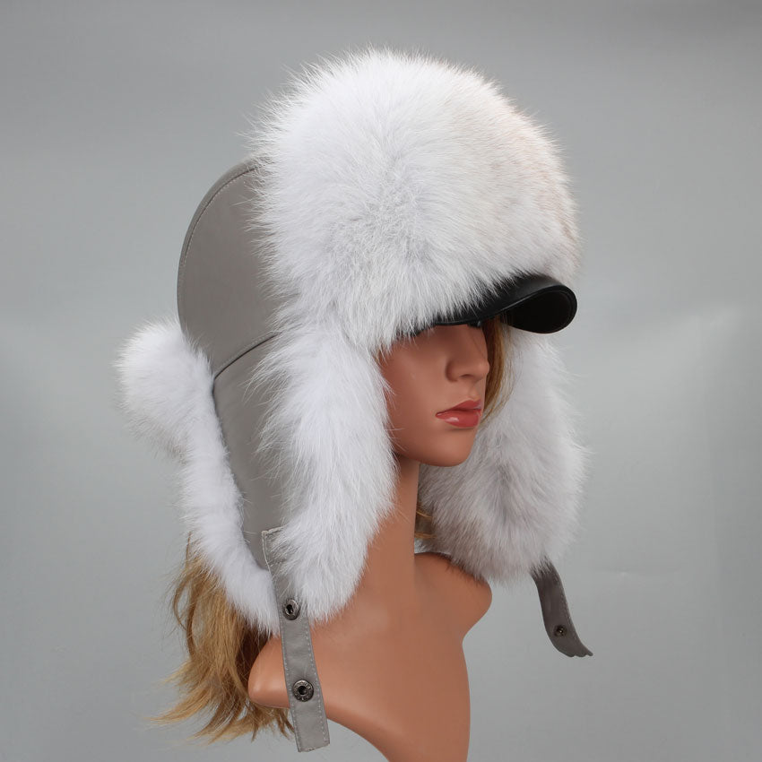 TEEK - Genuine Silver G Hat with Ear Flaps HAT theteekdotcom Color D Adjustable (22.05-23.62in) 