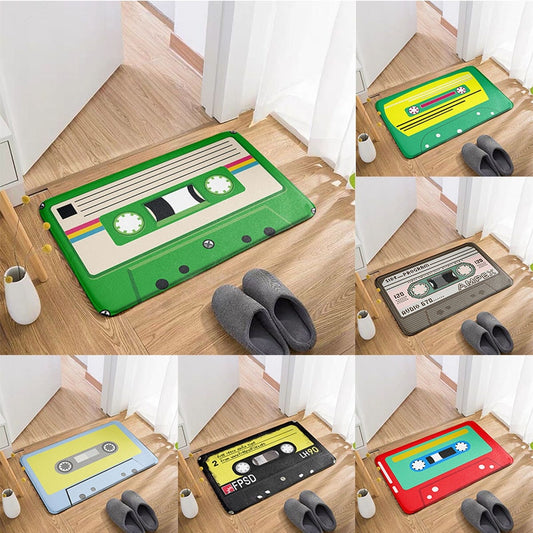 TEEK - A Bunch of Cassette Tape Rugs HOME DECOR theteekdotcom   