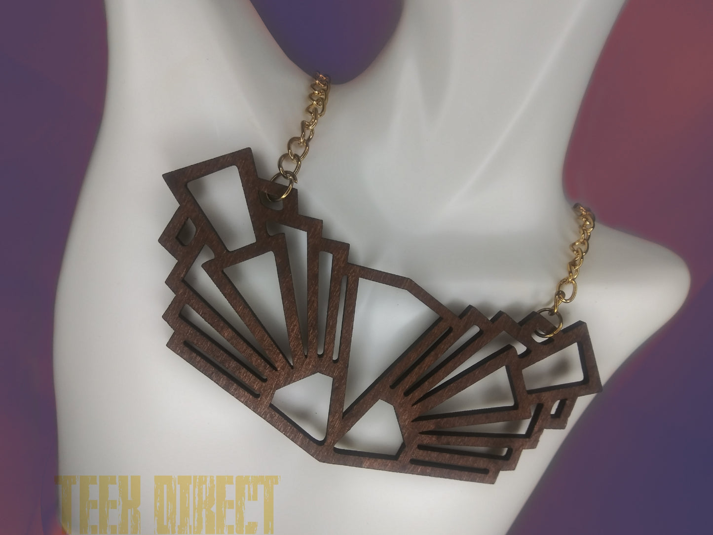 Wood Cone Necklace - TEEK DIRECT NECKLACE TEEK   
