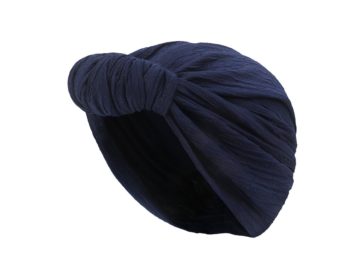 TEEK - Womens Stretchy Twist Head Wrap HAT theteekdotcom navy blue  