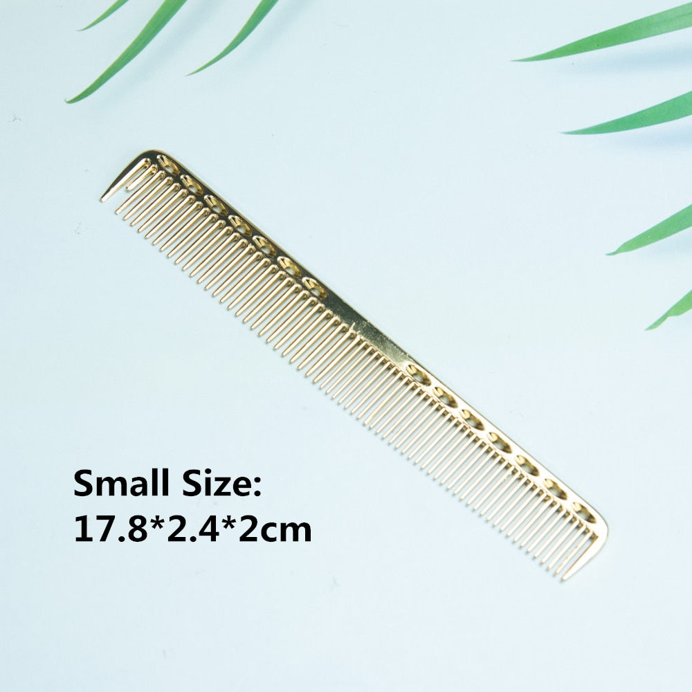 TEEK - Space Aluminum Pro Hair Combs HAIR CARE theteekdotcom Small-gold  