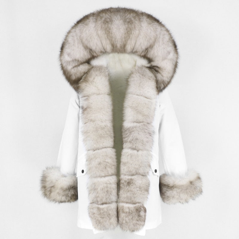 TEEK - Real Winter Detachable Coat 1 | Various Colors COAT theteekdotcom white white beige XS 