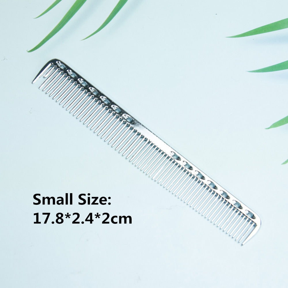 TEEK - Space Aluminum Pro Hair Combs HAIR CARE theteekdotcom Small-bright silver  